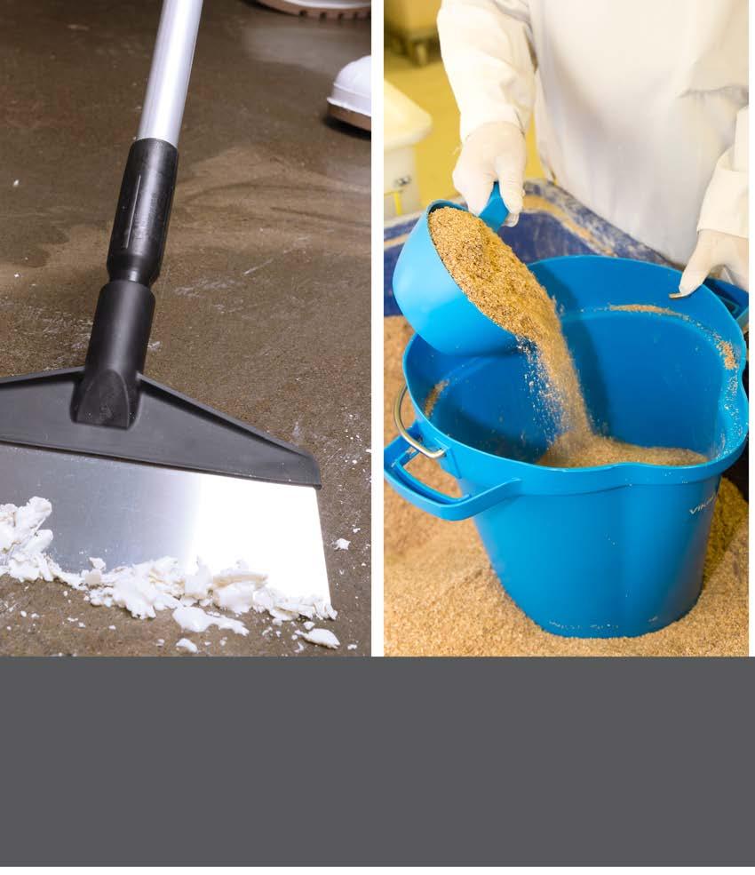 MATERIAL HANDLING TOOLS In food processing environments, material handling tools must be purpose-built for the task.