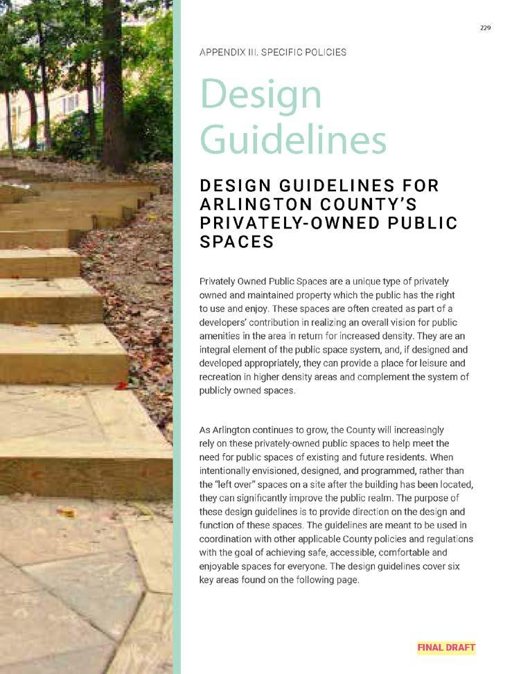 PRIVATELY OWNED PUBLIC SPACES DESIGN