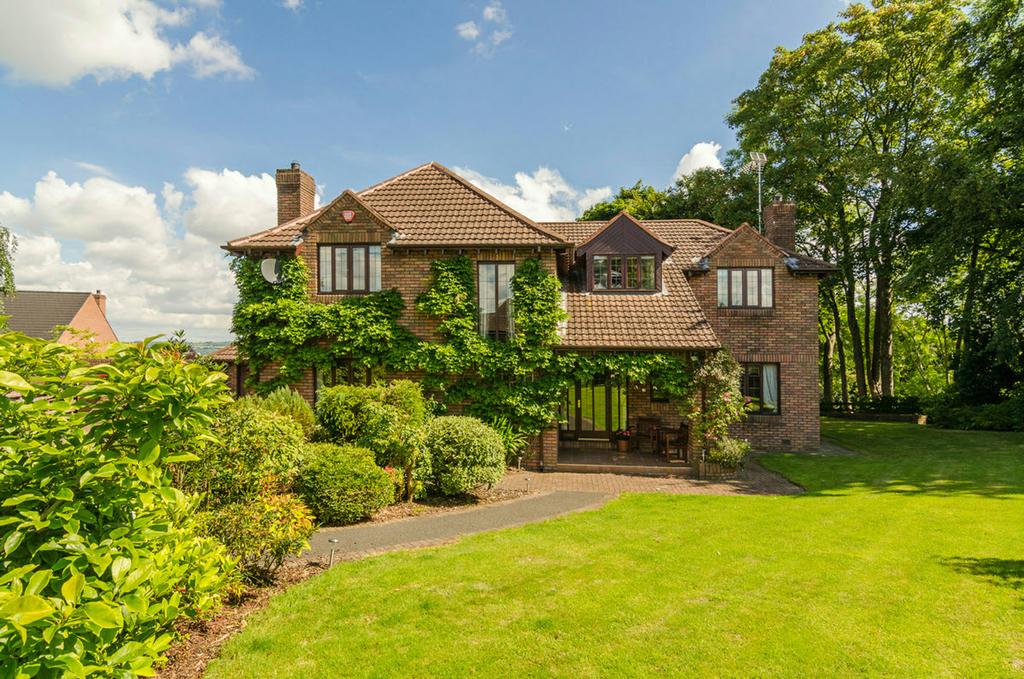 Brochure This attractive detached family home occupies a quite superb private situation tucked away off the Culcavy Road whilst being only a few minutes walk from Hillsborough Village itself with its