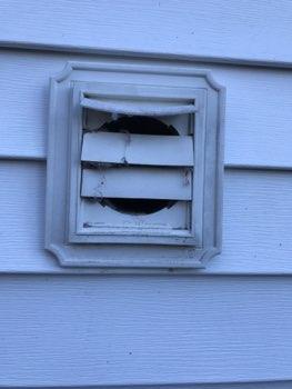 2. Gutters Dryer vent stays in open position Gutters and downspouts appeared in good condition overall. 3.