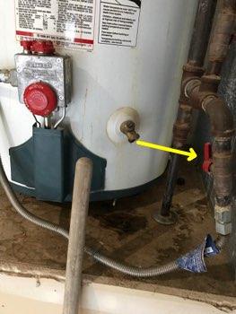 Main water shutoff is located in the under stair closet Photovoltaic disconnect east