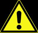 Structure of Warning Notices Warning notices are indicated by separation