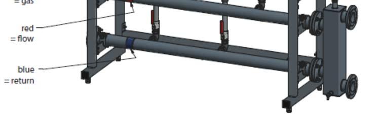 All lines/piping must be mounted free of tension.