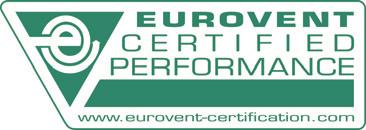 eu - BE 0412 1 6 - RPR Oostende  participates in the Eurovent Certified Performance programme for Liquid Chilling Packages and Hydronic Heat Pumps, Fan Coil Units and Variable