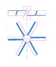 Page 15 TRAPEZOID BEAM ================ The TRAPEZOID BEAM operates in principle like a beam with the same flow pattern.