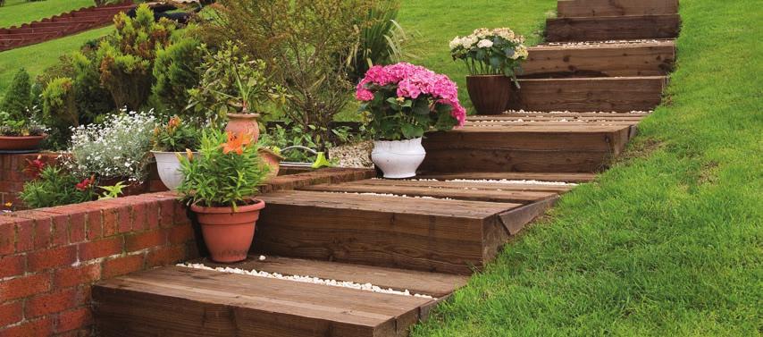 Garden Sleepers Incised Treated Garden Sleepers Colour/Treatment Treated to use Class 4 (UC4) Incised for maximum