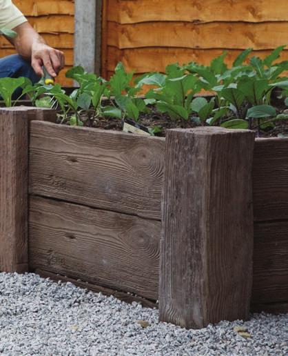 Edging Woodstone Planter Kit The popular Woodstone replica wood product is now available as a planter kit.