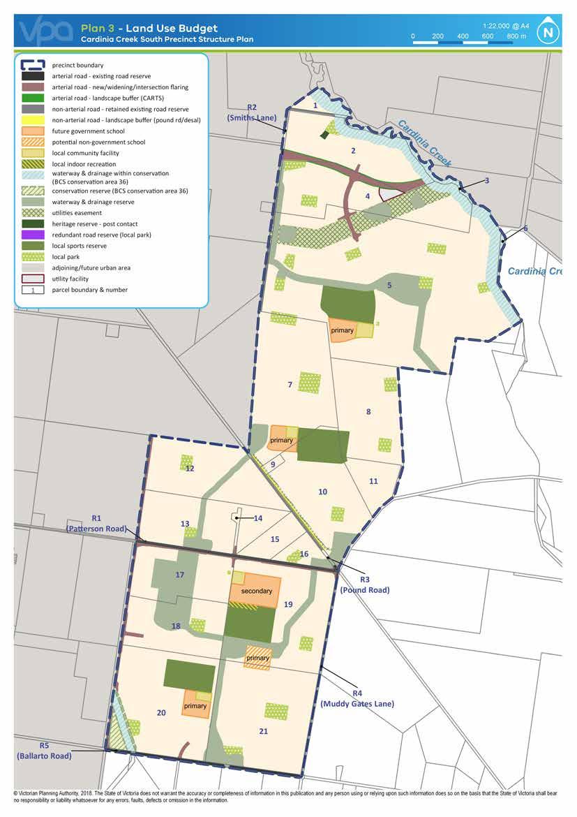PART 2 UNDER INVESTIGATION 12 CARDINIA CREEK SOUTH PRECINCT STRUCTURE PLAN March 2018 Victorian Planning Authority, 2018.