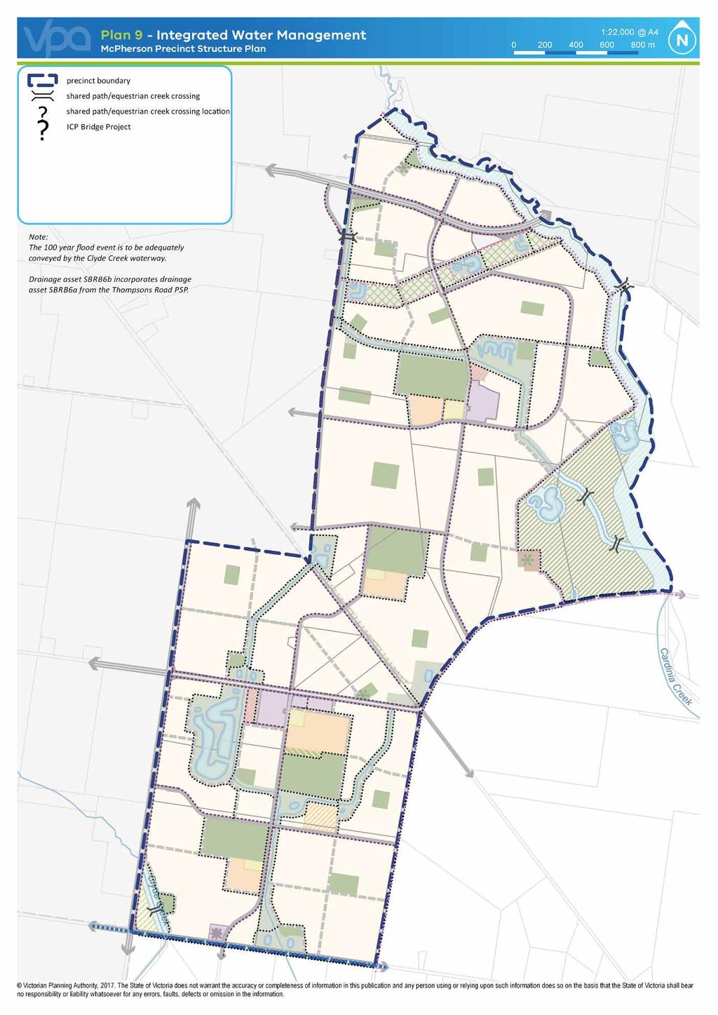Figure 5 Utilites Easement Concept THOMPSONS ROAD A - DRAINAGE ASSETS 3 x sediment basins and 3 x wetlands CCC managed assets O2 A O2 SMITHS LANE A O1 O1 A O2 - OPEN SPACE O1 open space with