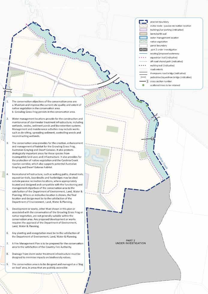 Figure 6 Concept Plan Conservation Area 36 (Cardinia Creek