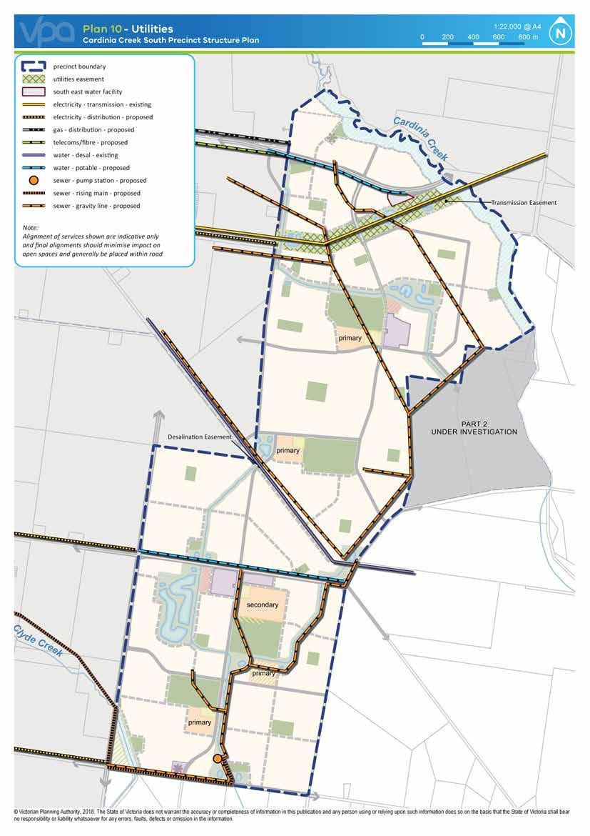 48 CARDINIA CREEK SOUTH PRECINCT STRUCTURE PLAN March 2018 Victorian Planning Authority, 2018.