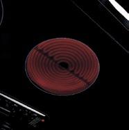 SMOOTHTOP ELECTRIC BURNERS High-speed elements under a ceramic cooktop provide virtually instant heat, uniform cooking and easy clean up. Heat is directed vertically so only the cooking zone gets hot.