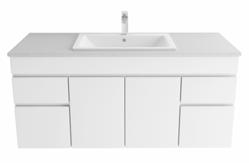 ESPIRE PLUS Espire Plus Wall Hung Vanities Bringing together the clean lines of wall hung design with the ability to mix & match elements, Espire Plus is as practical as it is beautiful.