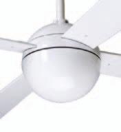 The #650 light kit adds 3 cm to length of this fan.