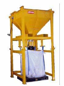 High Power Vacuum - BIG-BAG HOPPER FRAME Strong hopper frame useful for rising the distance of the high power vac or hopper from ground.