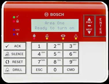 B925F and B926F Fire Keypad Fully-supervised devices for