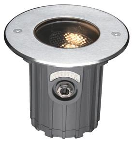 Adjustable 30 tilt for focused uplighting. Latest generation of SMD technology with highly efficient lumens output.