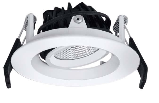 LED Lighting NEW Downlight 08 Cut-out: 68 mm General * Type Mounting Housing Colour Marking IP Rating Electrical Protection Class Service Life Ambient Temperature Downlight Ceiling recessed White,