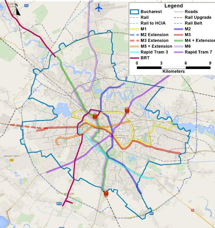 Public Transport Projects - Componente Feroviar, Metrou, Tramvai