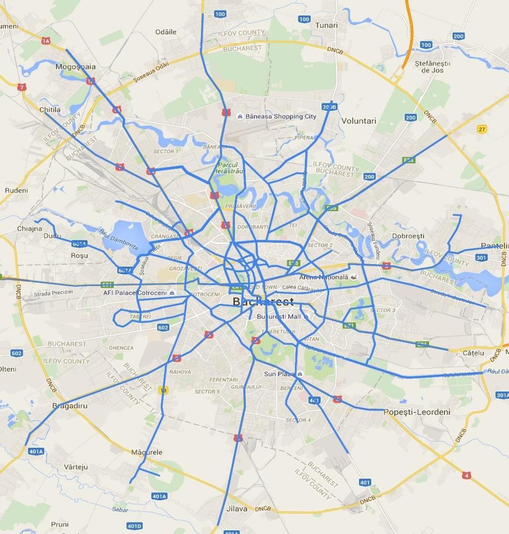 Bike network - Rețea de