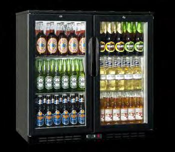 BACK BAR COOLER SALVADORE - SINGLE HINGED DOOR Lock fitted as standard Brewery approved for fast temperature pull down R600a refrigerant is zero ODP (Ozone Depleting) and has negligible GWP (Global