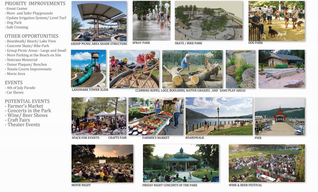 Comments & Ideas Coming out of the Preliminary Designs & Workshops In order to experience one of the most prominent annual events at Austin Park, the second public workshop was held in the form of a