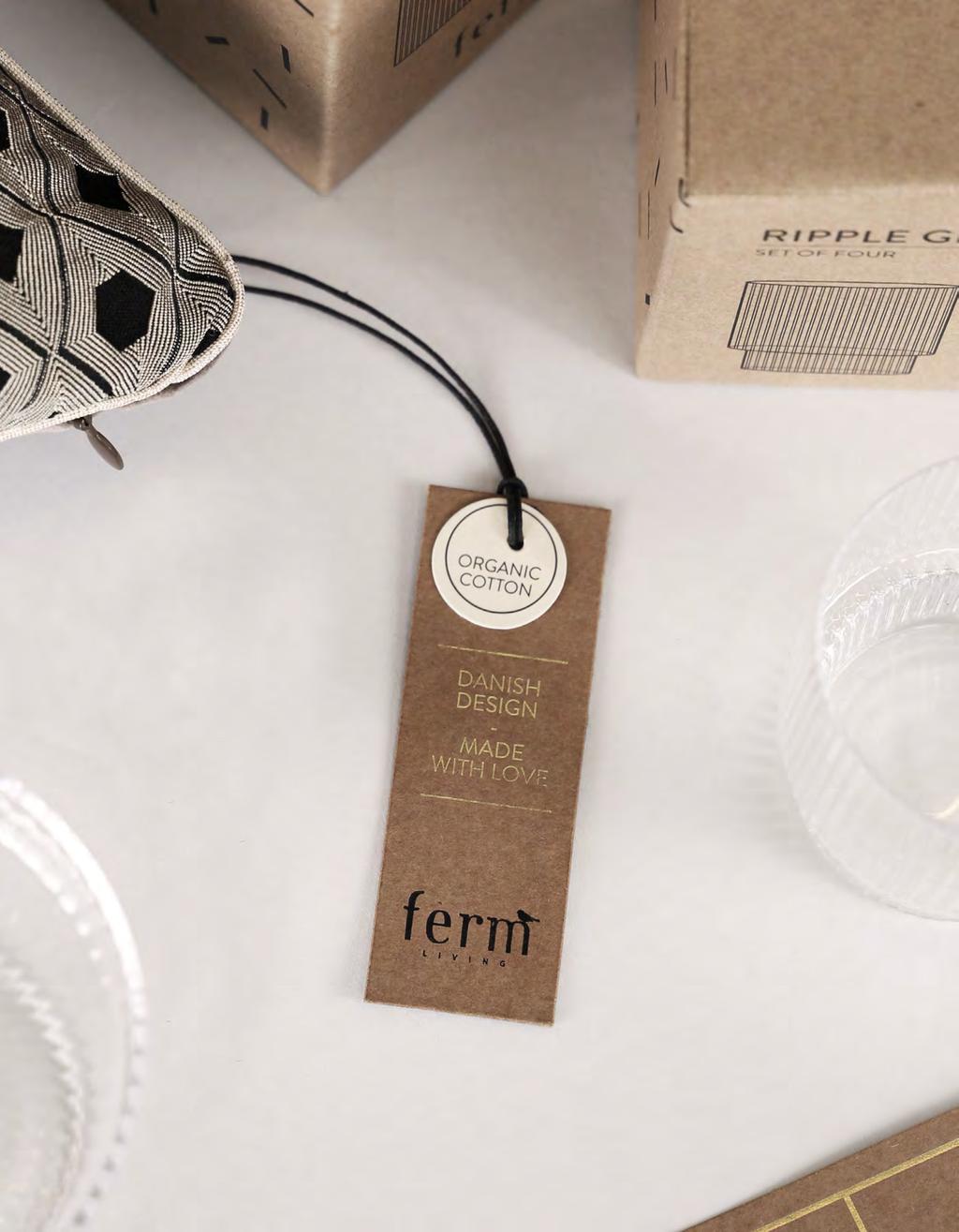 We believe in first impressions, which is why we give our packaging, care labels and hangtags a special touch.