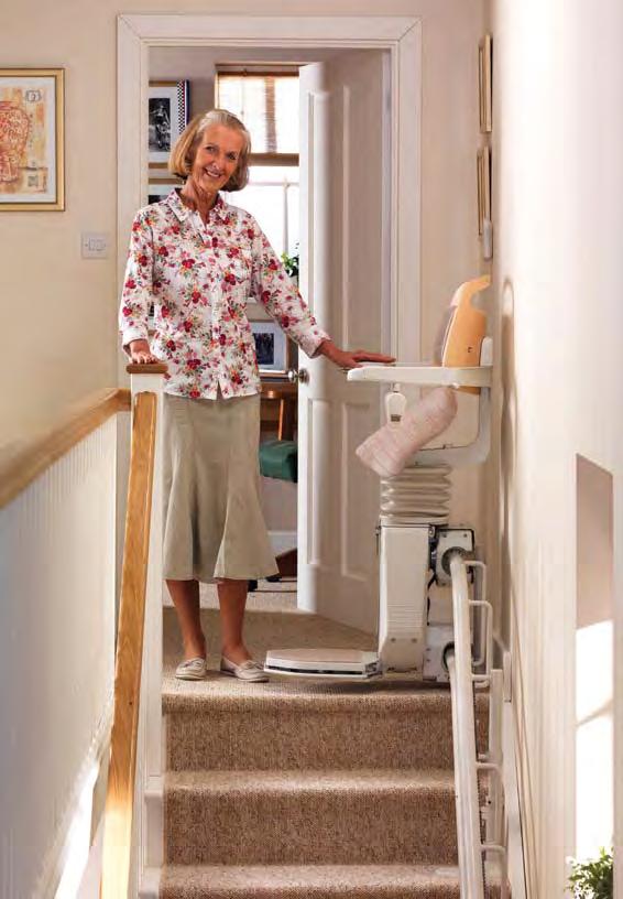 automatically bring the stairlift to a safe stop. 1 5.