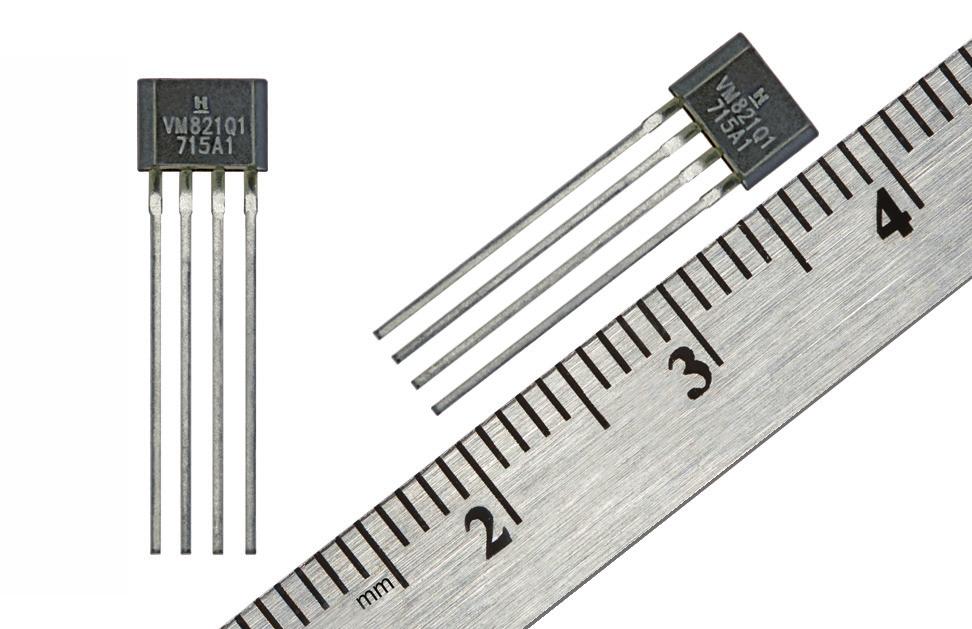 MR 4-Pin Quadrature Sensor Integrated Circuit 32336294 Issue D FETURES Integrated quadrature sensor IC Pole size independent operation 4-pin quadrature, open collector outputs -40 C to 150 C
