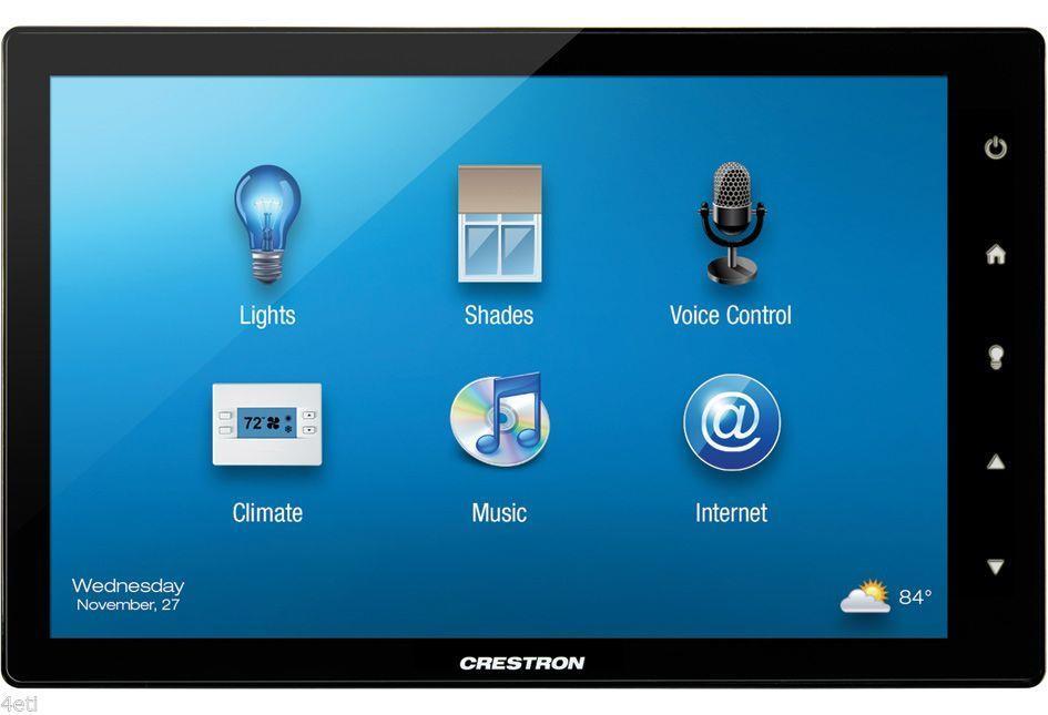 TECHNOLOGY Crestron Touch Panel - With its clean, contemporary design highlighted by edge-to-edge glass and stunning HD color graphics, the Crestron 10" touch screen makes an elegant statement on any