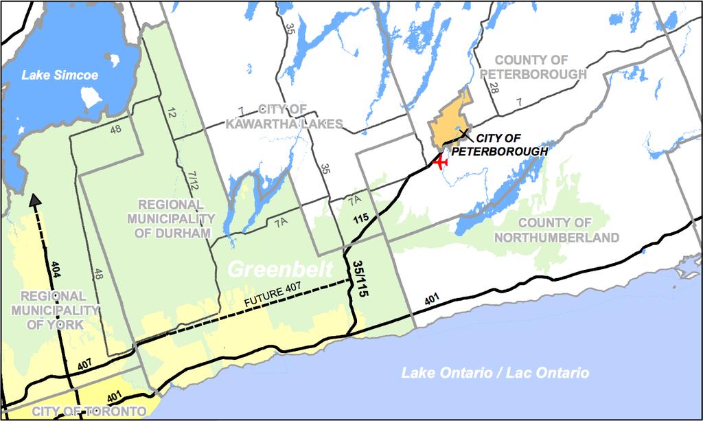 1.3.4 In accordance with Schedule 3 of the Growth Plan for the Greater Golden Horseshoe, Peterborough is forecast to grow from a population of approximately 82,400 people in 2011, to 109,000 people