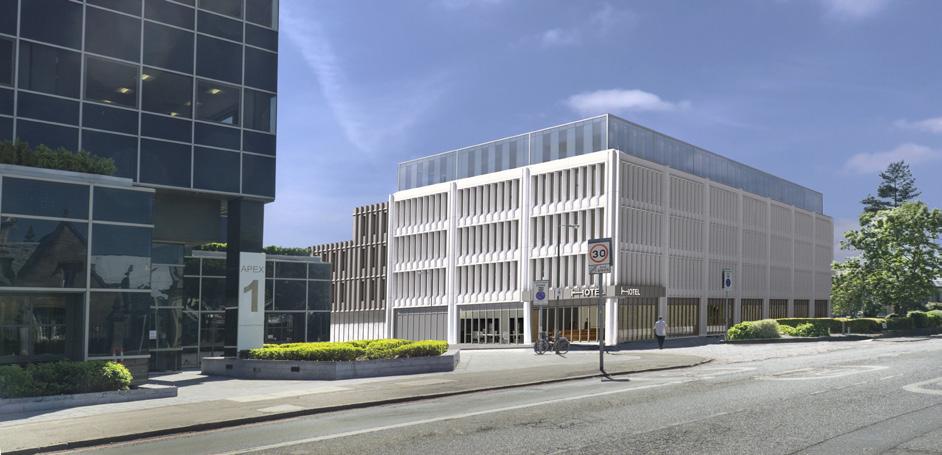 development and extension of a former office building Site is close to Edinburgh city centre and benefits