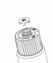 9) Turn control knob to the OFF position. 10) Remove the black protection cap by hand from the high-low knob (Fig.1). 14) Using the Allen wrench as shown in Fig.