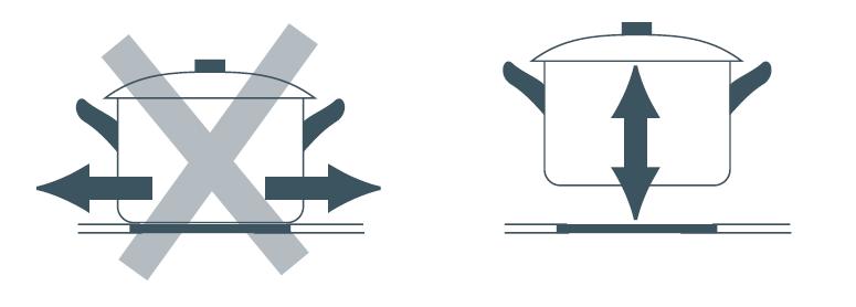 Look for the induction symbol on the packaging or the bottom of the pan. You can check whether your cookware is suitable by carrying out a magnet test. Move a magnet towards the base of the pan.