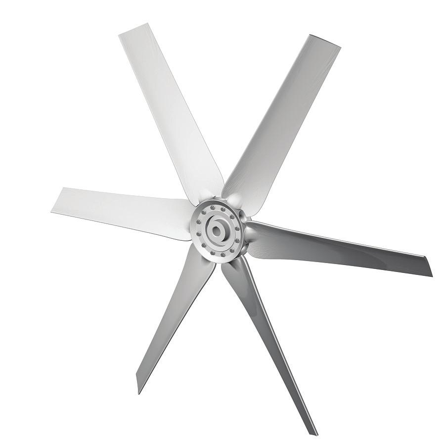 Note that any change, increase or decrease in fan speed (RPM) or blade pitch, can represent a substantial increase in power required from the motor.