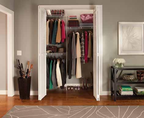 With ClosetMaid, homeowners can spend less time looking for the things they own and more time doing the things they love.