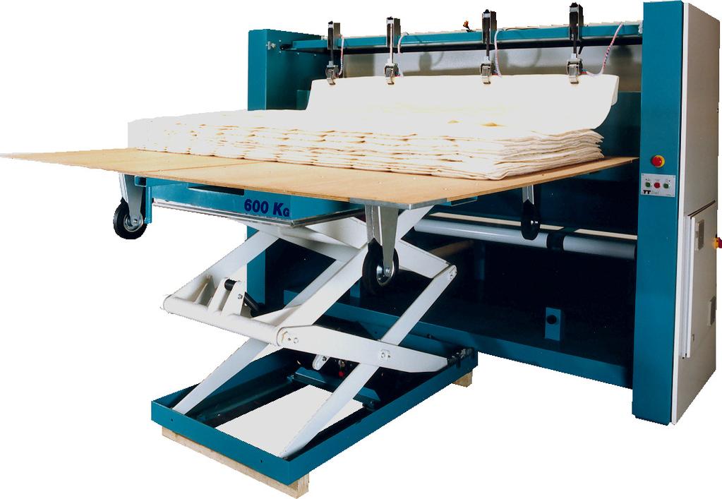 .. Combined with the unstacking unit, the sewing table achieves