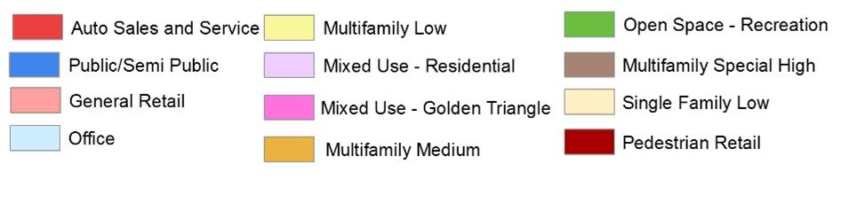 7% Mixed Use Golden Triangle (MU-GT) 12.5% Public/Semi Public (PU) 5.