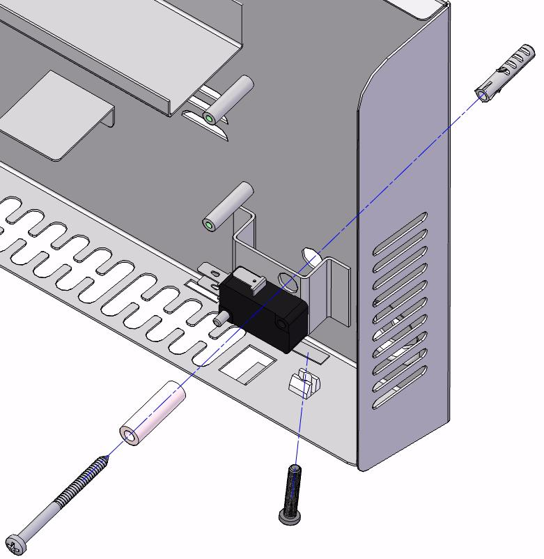 A B C D E F G H Table 4: Tamper device Tamper screw Spacer Microswitch Screw location Microswitch-block location Rawplug Frontplate screw Frontplate screw location E D F C B H A G Lights signalling