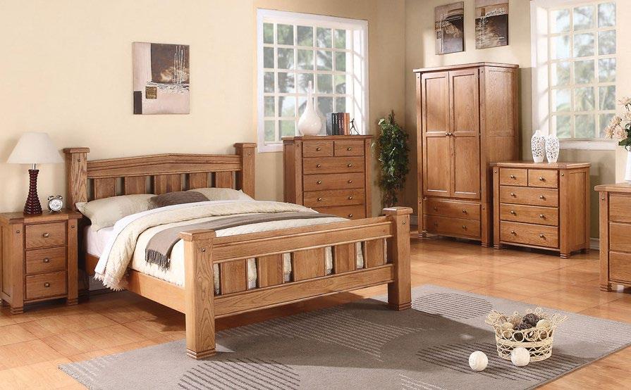 uk MICHIGAN A stunning bedroom collection produced in oak and