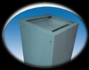 Cabinets bodies are self-supporting, designed for acoustic damping and thermal insulation. Made as bent steel sheet structures from one integral part.