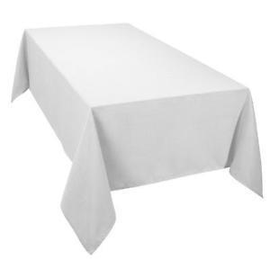 Rectangle tablecloth White 1.5m x 3m R45.