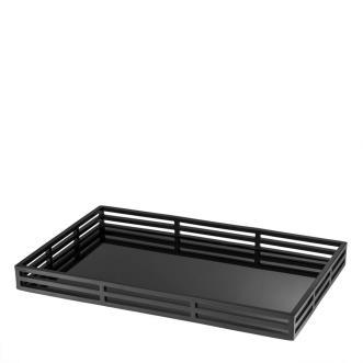 Wooden tray Brown Wooden tray Black