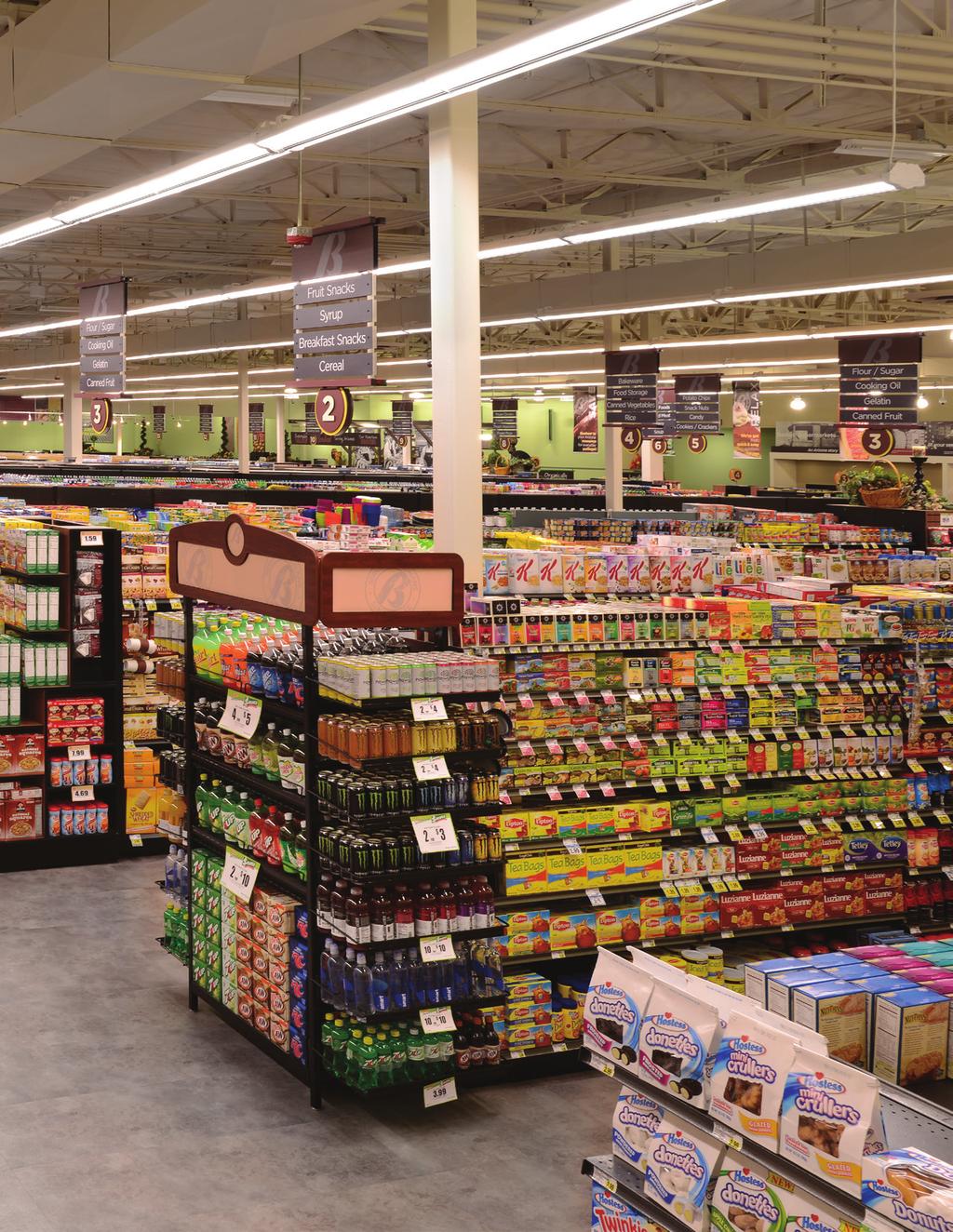 Grocery Application Guide Grocery Stores ENHANCE YOUR STORE LIGHTING TO TURN BROWSERS INTO BUYERS Selling groceries is about more than just stocking the products your customers are looking for.