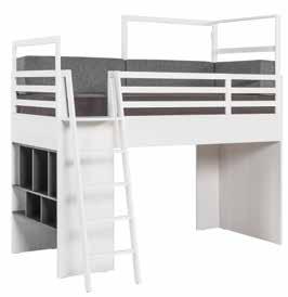 BE CLEVER - USE THE MULTIBED The multifunctional bunk bed is the center of your own kingdom.