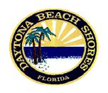 City of Daytona Beach Shores Community Services Department 2990 South Atlantic Avenue Daytona Beach Shores, FL 32118 Telephone (386) 763-5377 TO: FROM: CC: SUBJECT: Michael T.