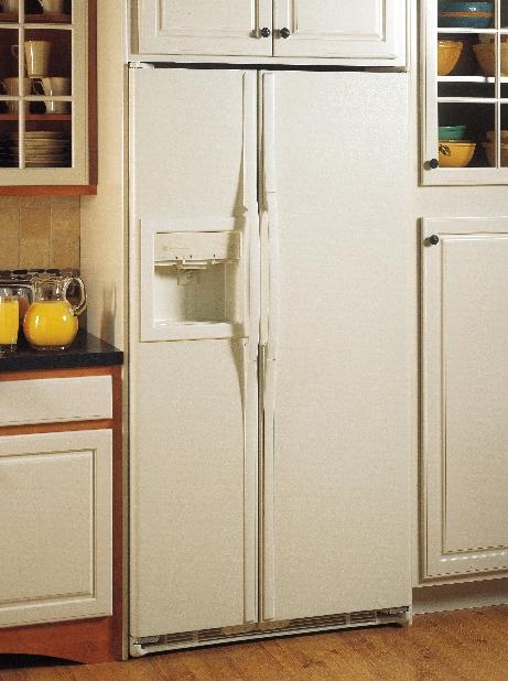 CustomStyle Side-By-Side Refrigerators: Choose a trimless or installed trim model Trimless Model TPX24PPDCC Trimless models: Installation made easy, simply slide in.