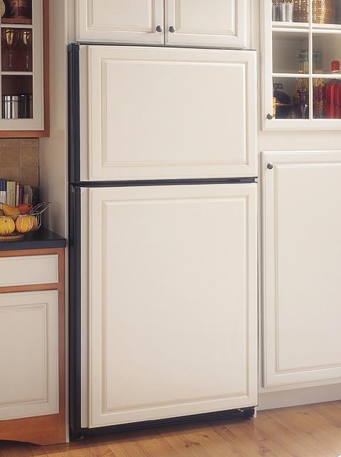 The only CustomStyle Top-Freezer Refrigerator: Choose a trimless or installed trim model This is the first top-freezer refrigerator designed to align with countertops and not stick out or take up