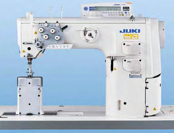 Post Bed Lockstitch Juki PLC-2760-7 Post-bed, 2-needle, Unisonfeed, Lockstitch Machine The PLC-2760-7 is the most-advanced sewing machine which is best-suited to the sewing of heavy weight