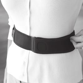 belt for mobility 1. Hold buckle in right hand.